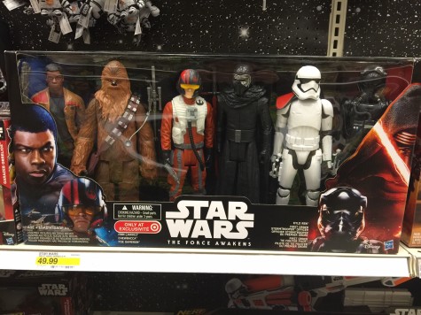 This set contains Finn, Chewbacca, Poe Dameron, Kylo Ren, Stormtrooper, and First Order Pilot.