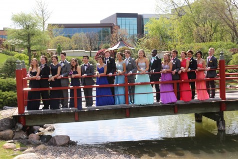 Group photos before the dance