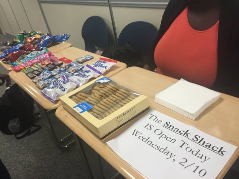 A few of the snacks offered at the Snack Shack.