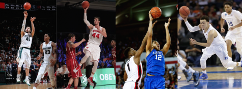 Last year's Final Four featured Michigan State's Denzel Valentine, Wisconsin's Frank Kaminsky, Kentucky's Karl-Anthony Towns, and Duke's Tyus Jones.