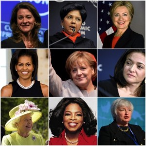 Powerful women in leadership.