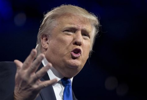 Donald Trump speaks at the 40th annual Conservative Political Action Conference in National Harbor, Maryland.