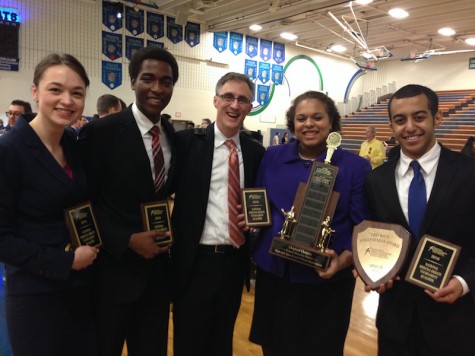 Dr. Voss and his Oratory students 