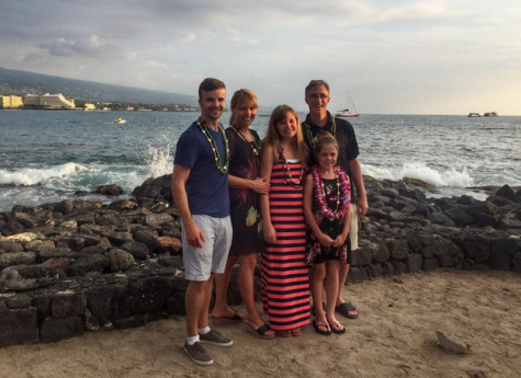 Dr. Voss and his family in Hawaii