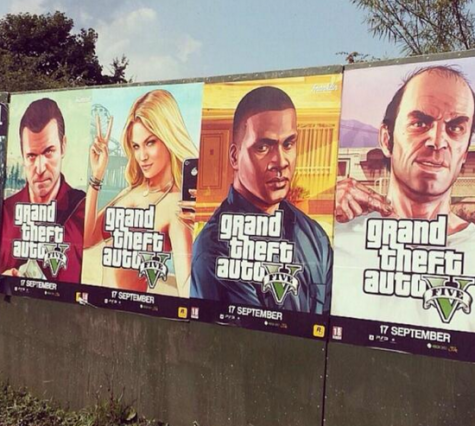 A series of official Grand Theft Auto V character portraits that perfectly illustrates the game's problem.