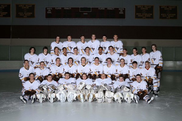 This year's Apple Valley men's hockey team