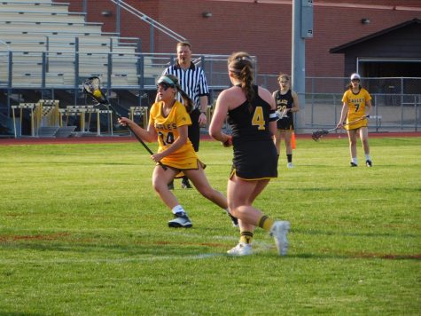 Midfielder Josie Segar tries to make a play on offense.