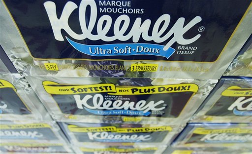 Kleenex, often used when ill. (AP Photo/Lisa Poole)