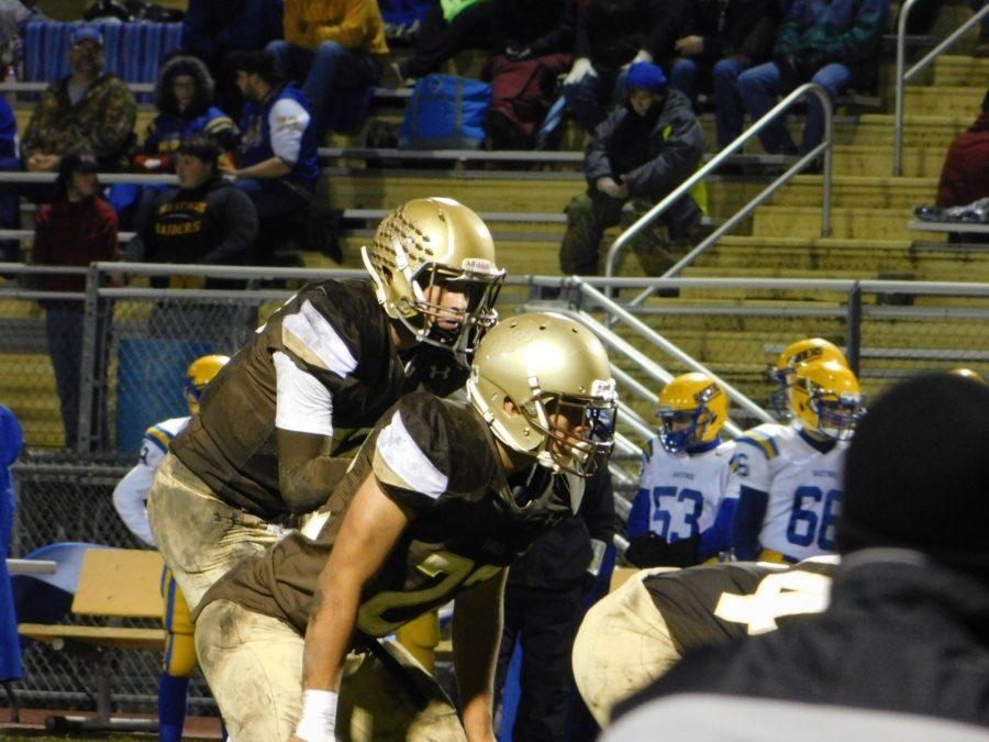 Noah Sanders and the Eagles offense move down the field in the fourth quarter.