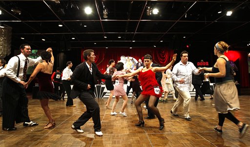 1920's style Swing Dance-Off competition.