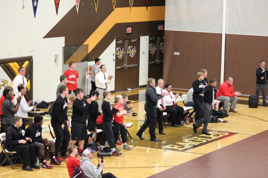 Shakopee celebrates a victory over top-ranked Apple Valley.