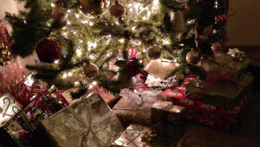 Perfectly wrapped presents stack up under the tree as the days 'til Christmas dwindle down.