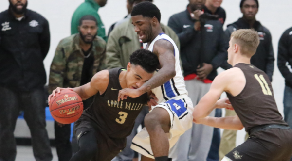 Tre Jones in game against Minneapolis North.