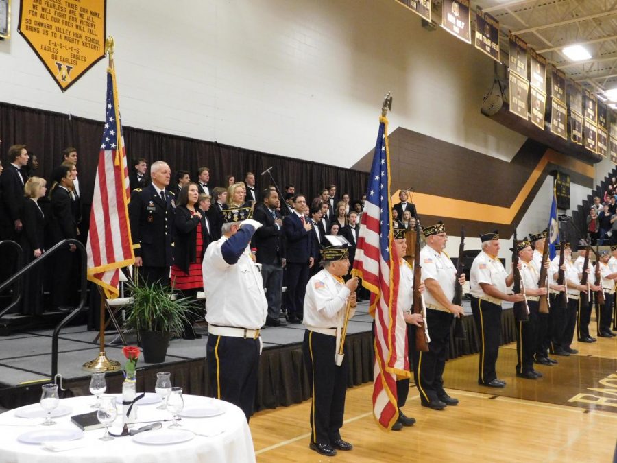 Valley Select Chorale Performs the National Anthem.