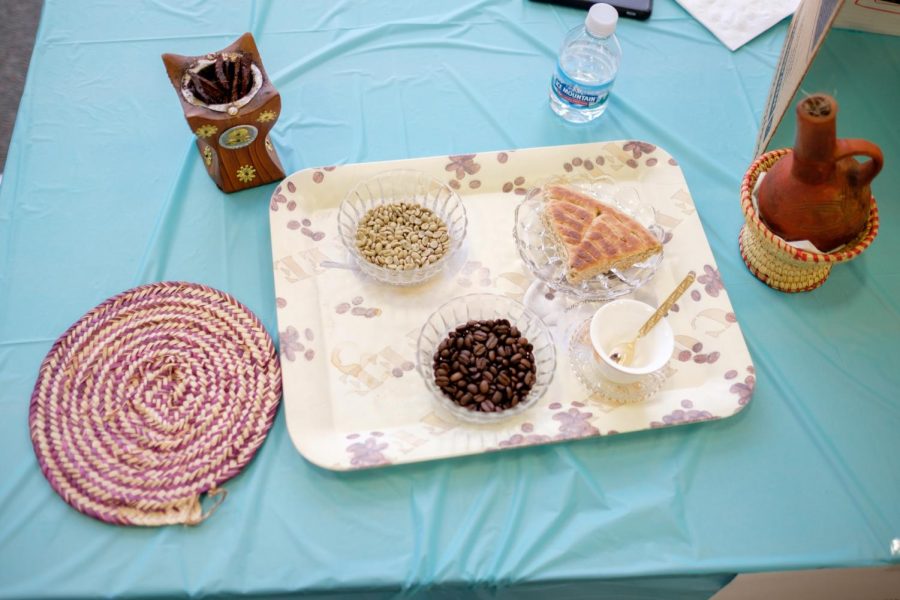 Up close of the items at the Eritrea booth